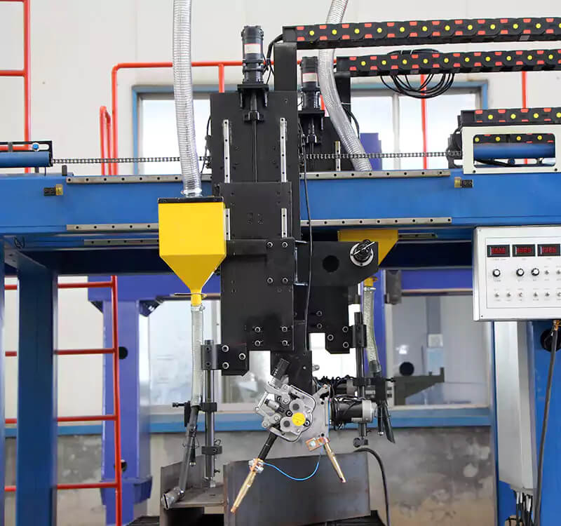 Gantry variable profile beam automatic welding machine detail