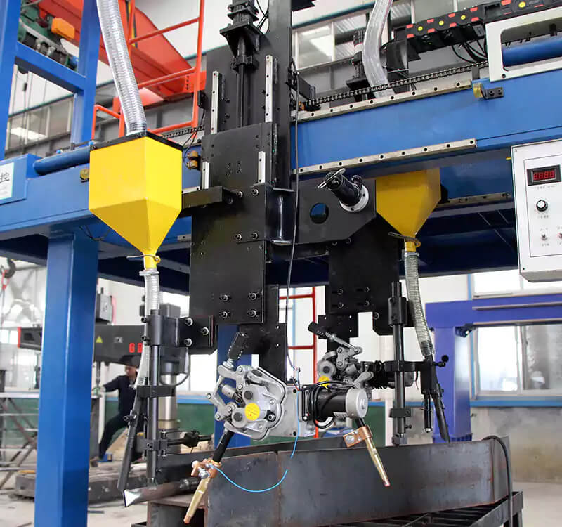 Gantry variable profile beam automatic welding machine detail