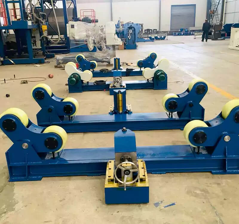 Anti-channeling horizontal pipe welding rollers