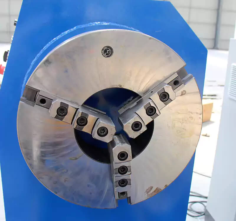 Cylinder circumferential seam welding machine detail